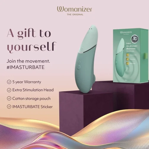 性玩具功能按鍵詳解 - Womanizer Next 陰蒂吸啜器