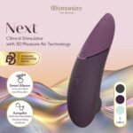 私密玩具 - Womanizer Next 陰蒂吸啜器 - 暗紫色