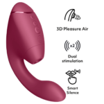 [雙馬達] Womanizer Next DUO 3D陰蒂吸啜及G點按摩器 - 暗粉 - JoyToy 香港 正品
