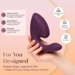 震動按摩 - Womanizer Next DUO 3D陰蒂吸啜及G點按摩器 - 暗粉
