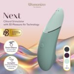 私密玩具 - Womanizer Next 陰蒂吸啜器 - 淡綠色