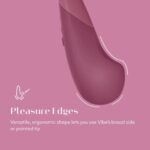 Womanizer Vibe UltraWave 靜音振動陰蒂按摩器 - 暗粉 - 情趣震動