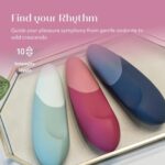 Womanizer Vibe UltraWave 靜音振動陰蒂按摩器 - 暗粉 - 多頻刺激