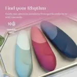 Womanizer Vibe UltraWave 靜音振動陰蒂按摩器 - 產品尺寸大小對比