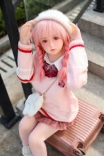 Youra 日式動漫風纖瘦純情粉髮少女 超柔軟TPE身體仿真性愛娃娃 138 cm - 立體構造