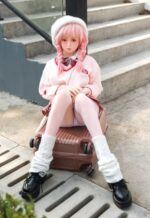 香港現貨極速發貨 - Youra 日式動漫風纖瘦純情粉髮少女 超柔軟TPE身體仿真性愛娃娃 138 cm
