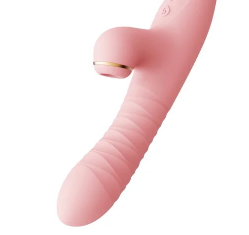 陰蒂吸吮口真空細節 - Zalo Rose 推撞震動棒