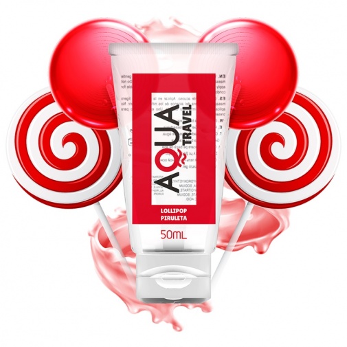 水潤順滑 - Aqua Travel 棒棒糖味水性潤滑劑 - 50ml