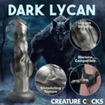 深夜福利 - Creature Cocks Night Prowler 夜間徘徊者仿真陽具 中碼 - 灰色