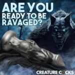 深夜福利 - Creature Cocks 午夜潛伏者 狼人假陽具 細碼 - 灰色