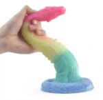 成人用品 - FAAK 紅瞳靈蛇假陽具 - 漸變色
