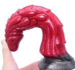 成人用品 - FAAK 麒麟動物假陽具 - 鮮紅色