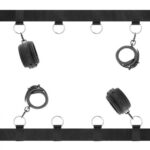 [床頭束縛帶] Fetish Submissive 豪華床上束縛套裝 - 黑色 - JoyToy 香港 正品