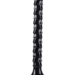 還在看 Square Peg Toys？試試這款 Hidden Desire 加大碼平滑肛門塞 35cm - 黑色 (結點假陽具 (Knot))