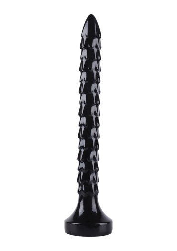 還在看 Square Peg Toys？試試這款 Hidden Desire 加大碼平滑肛門塞 35cm - 黑色 (結點假陽具 (Knot))