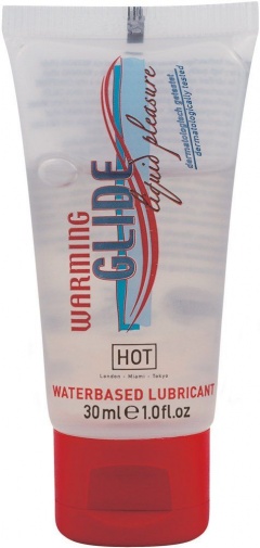 【水溶性肛門潤滑劑】Hot Glide Liquid Pleasure 溫感水性潤滑劑 - 30ml 官方授權