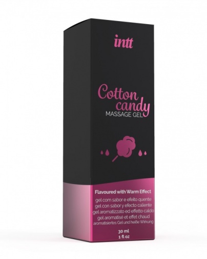 水潤順滑 - INTT 棉花糖味暖感按摩凝膠 - 30ml