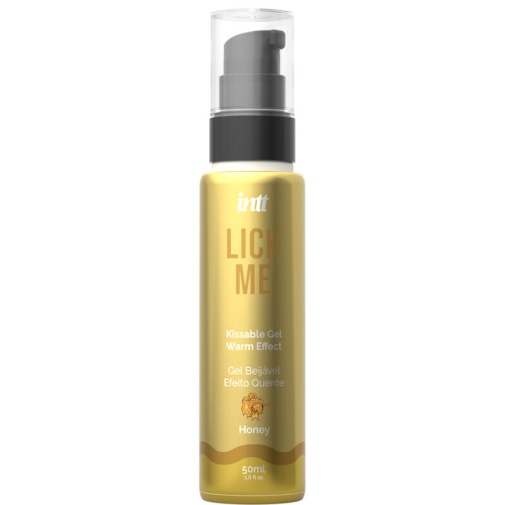【可食用發熱潤滑油】INTT Lick Me 可食用暖感潤滑凝膠 - 蜂蜜味 - 50ml 官方授權