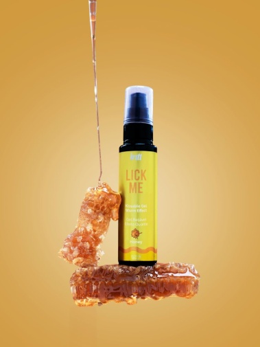水潤順滑 - INTT Lick Me 可食用暖感潤滑凝膠 - 蜂蜜味 - 50ml