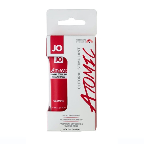【熱感高潮凝膠】JO Atomic 熱感陰蒂刺激凝膠 - 10ml 官方授權