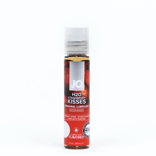 [士多啤梨味潤滑油] JO H2O 草莓味水性潤滑劑 - 30ml - JoyToy 香港 正品