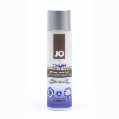 【水性冷感潤滑劑】JO 水性及椰子油混合 冰感乳狀潤滑劑 - 120ml 官方授權