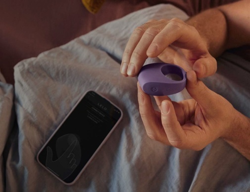 成人用品 - Lelo Tor 3 情侶震動陰莖環 - 紫羅蘭