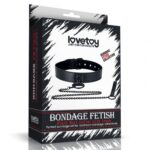 Lovetoy Bondage Fetish 頸圈連牽帶 - 黑色 - 增進感情