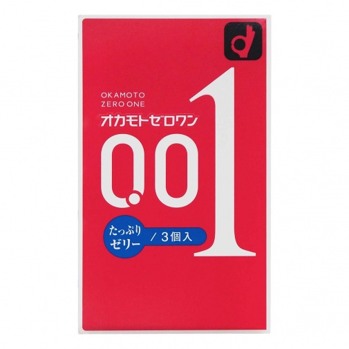[聚氨酯安全套] Okamoto 0.01 特潤版避孕套 - JoyToy 香港 正品