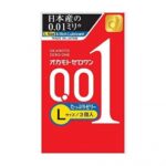 超薄安全套首選：Okamoto Zero One 0.01 L碼特潤版 3個裝 (當日發貨)