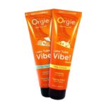 清爽不黏 - Orgie Lube Tube Vibe! 輕微震動刺激潤滑劑 鳳梨可樂達 - 100ml