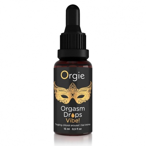 男士自信 - Orgie Orgasm Drops 可食用冰火麻刺高潮滴劑 - 15ml