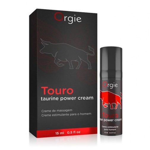 男士能量膏首選：Orgie Touro - 男士牛磺酸提升活力霜 - 15ml (當日發貨)