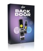 水潤順滑 - Pjur Back Door Value Pack - 後庭專用Jojoba Oil矽性潤滑液 + 後庭舒緩&放鬆噴霧