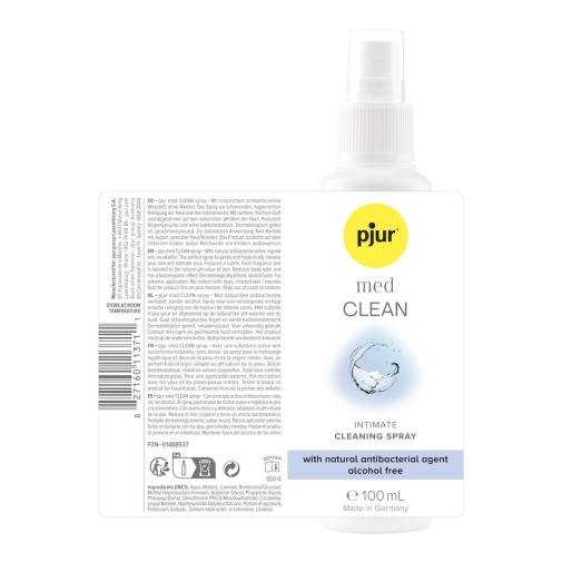 水潤順滑 - Pjur 私密皮膚清潔噴霧 - 100ml