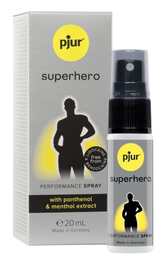 【延時噴霧推薦】Pjur 超級英雄延時噴霧 - 20ml 官方授權