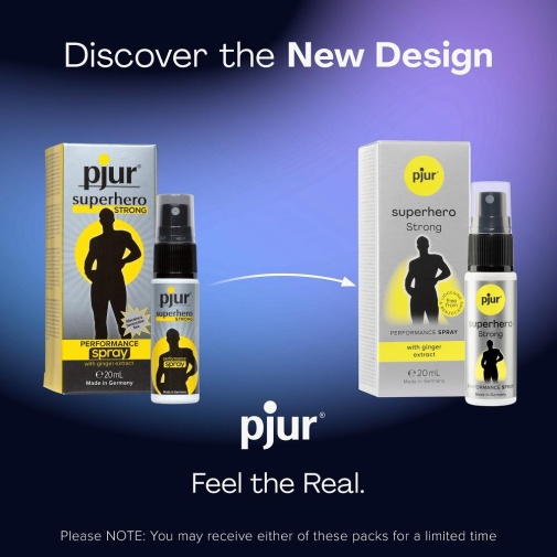 水潤順滑 - Pjur 超級英雄延時噴霧 - 20ml