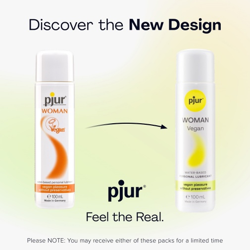 水潤順滑 - Pjur 女性專用純素主義水性潤滑劑 - 100ml