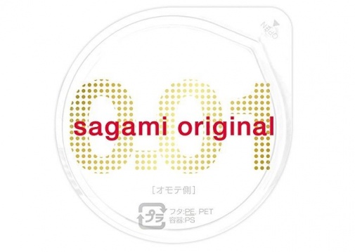 水潤順滑 - Sagami 0.01 安全套 10片裝