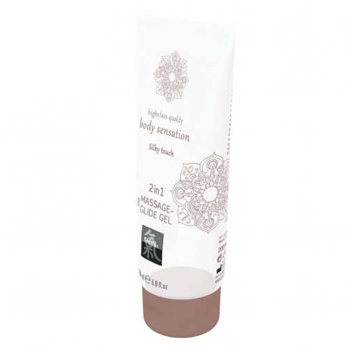 水潤順滑 - Shiatsu 2合1 按摩&潤滑劑 絲滑觸感 - 200ml
