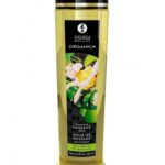 情趣按摩油首選：Shunga 有機可食用按摩油綠茶香氣 - 240ml (當日發貨)