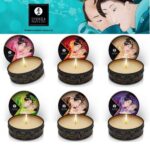 清爽不黏 - Shunga 草莓氣泡酒味按摩蠟燭 - 30ml