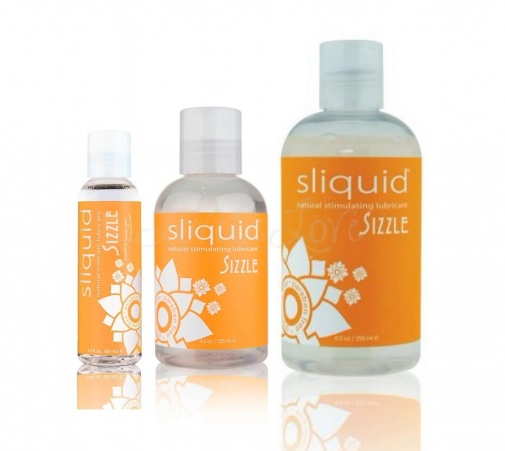 水潤順滑 - Sliquid Naturals Sizzle 天然水性潤滑劑 - 125ml