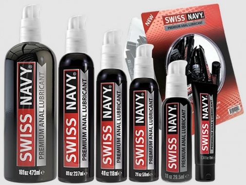 水潤順滑 - Swiss Navy Premium 矽性後庭潤滑劑 - 118ml