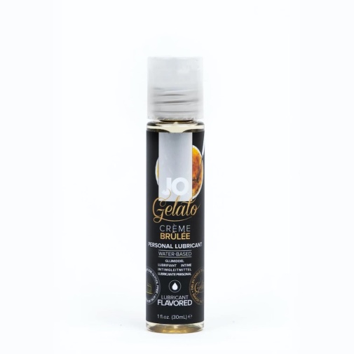 【焦糖味情趣潤滑油】JO Gelato 焦糖燉蛋味水性潤滑劑 - 30ml 官方授權
