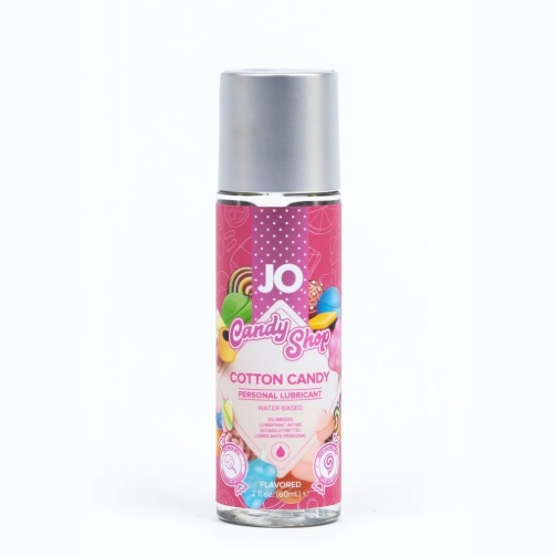 甜品味潤滑劑首選：JO H2O - Candy Shop - 棉花糖味水性潤滑劑 - 60ml (當日發貨)