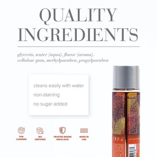 水潤順滑 - JO H2O 蜜桃味水性潤滑劑 - 30ml