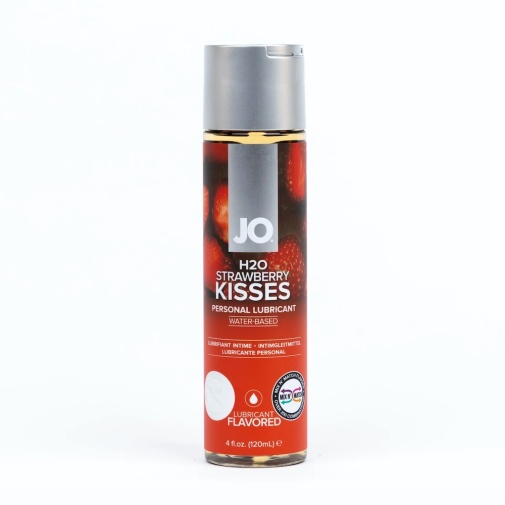 JO H2O 草莓味水性潤滑劑 - 120ml - 香料潤滑油 官方推薦：士多啤梨味潤滑油版 現貨特惠