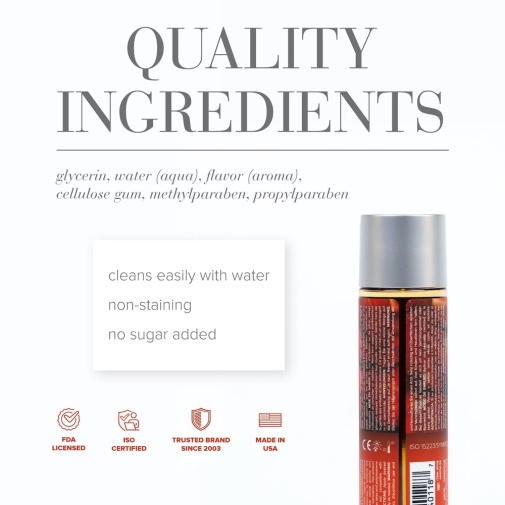 水潤順滑 - JO H2O 草莓味水性潤滑劑 - 120ml