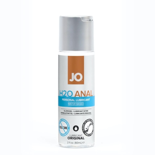 JO H2O 水性後庭潤滑劑 - 60毫升 - 年度熱門肛門潤滑劑 (水溶性肛門潤滑劑)